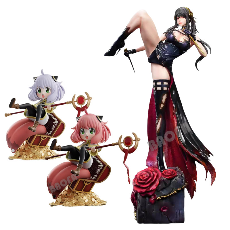 17cm SPY×FAMILY Anya Forger Anime Girl Figure Anya Cos Frieren Action Figure Yor Forger Sexy Figurin