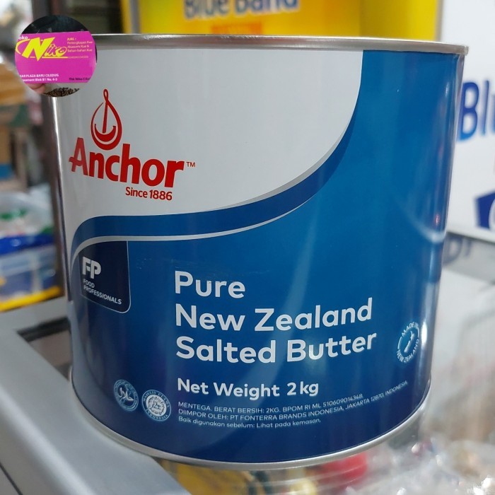 

[[PROMO]] butter anchor 2 kg salted khusus grab dan gojek