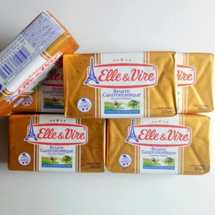 

[[PROMO]] Elle & Vire Unsalted Butter 200gr / 200 gr
