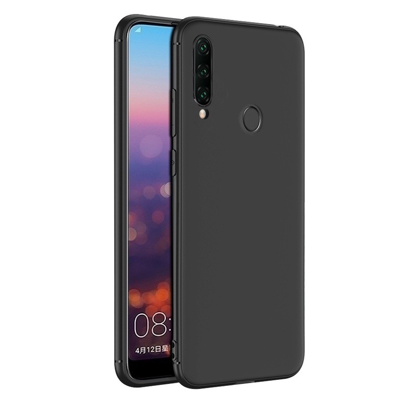 RAJA CASE FOR HUAWEI P30 LITE / HUAWEI P30 PRO / HUAWEI P30 SOFTCASE SOLID BLACK MATTE PREMIUM SILIC