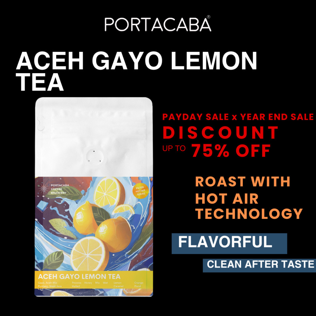 

Kopi Arabika Aceh Gayo Lemon Tea Kopi Filter Aceh Mix Puntang 200gr