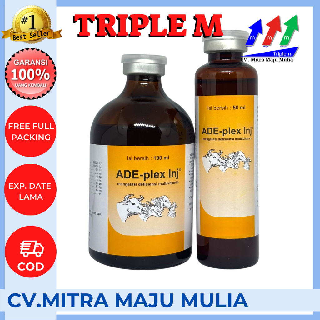 ADE Plex Medion 100ml Vitamin ADE dan B Complex Lengkap