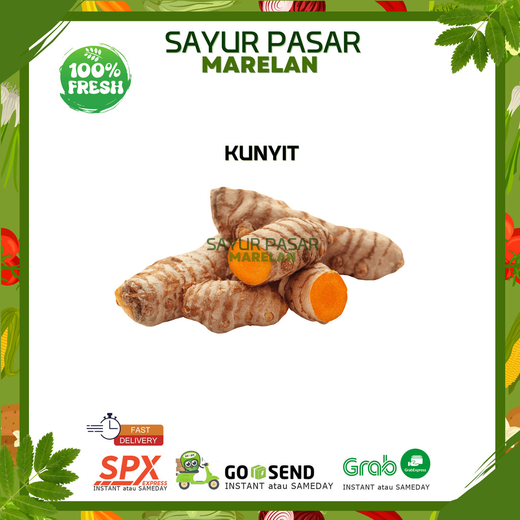 

KUNYIT BUMBU MASAK - 100gr 250gr 500gr