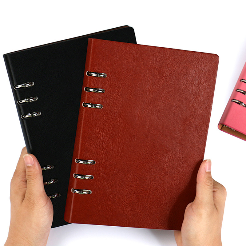 

A4 B5 A5 A6 Loose-leaf Notebook Diary Notepad Leather Agenda School Note Books Travelers Journal Stationery Libreta Sketchbook