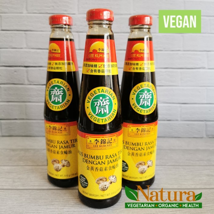 

[[New Arrival]] Lee Kum Kee Vegetarian Vegan Oyster Sauce Saus Rasa Tiram Jamur 510gr