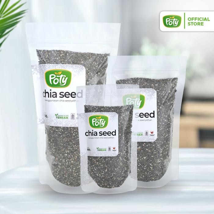 

Promo Poty Chia Seed Mexico Organik Terbaik Premium - 100 g Terlaris