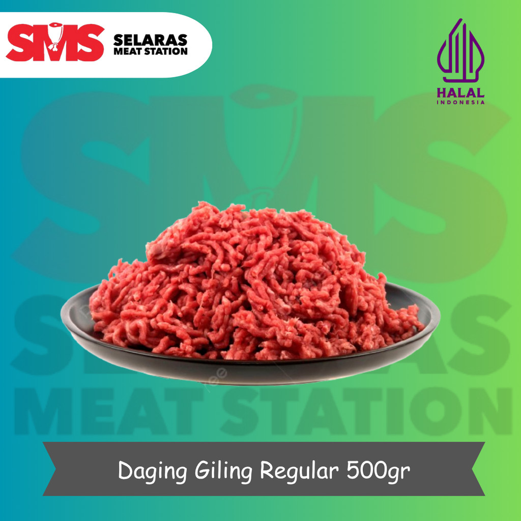 

Daging Sapi Giling Reguler / Minced Ground Beef 500gr - Selarasmeatshop