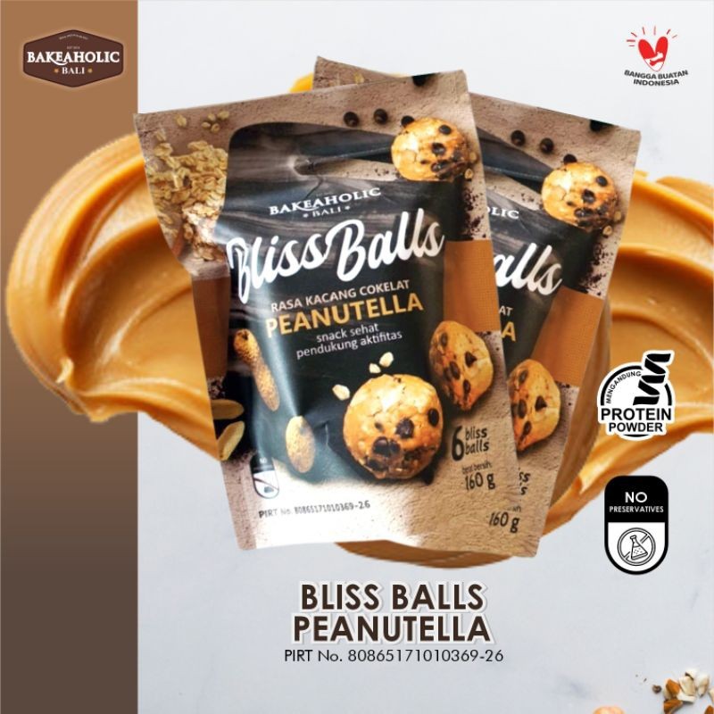 

Protein Balls Premium Bliss Balls Peanutella160 gr by Bakeaholic Bali