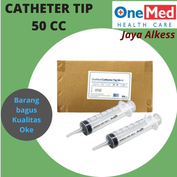 Syringe 50 ml OneMed Catheter Tip Type isi 30 / Spuit 50 cc One Med