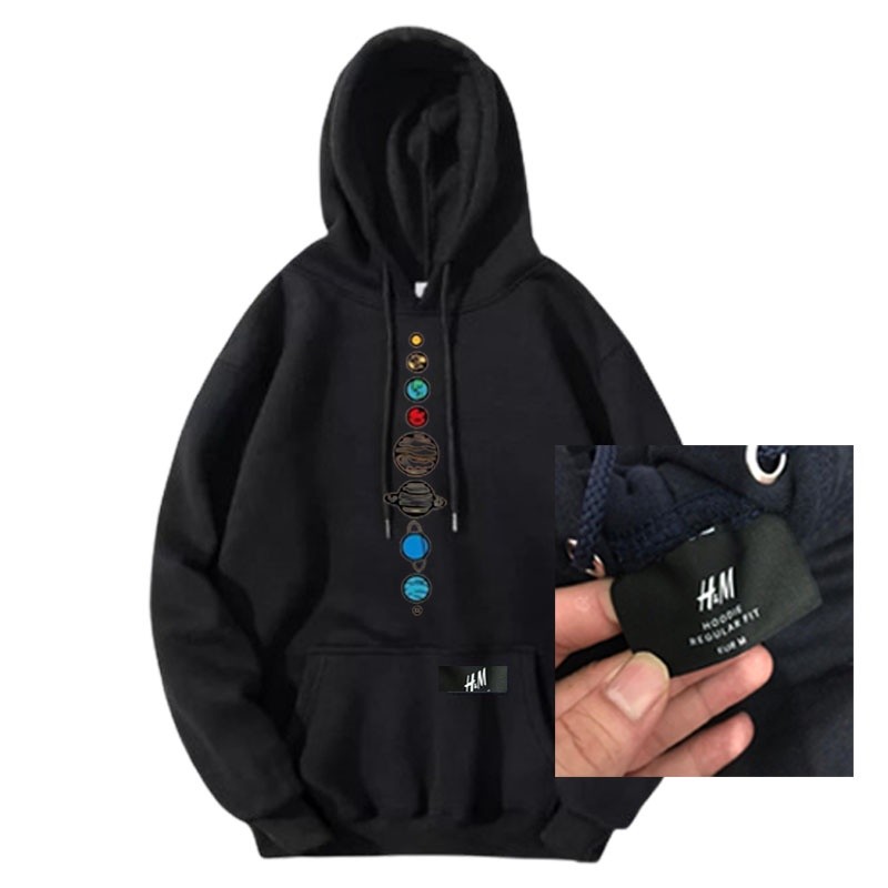 FAGRES_SHOP Jaket Nasa Planet H*M Original Full topi / Sweater Hoodie Nasa Planet Original Usa Premi