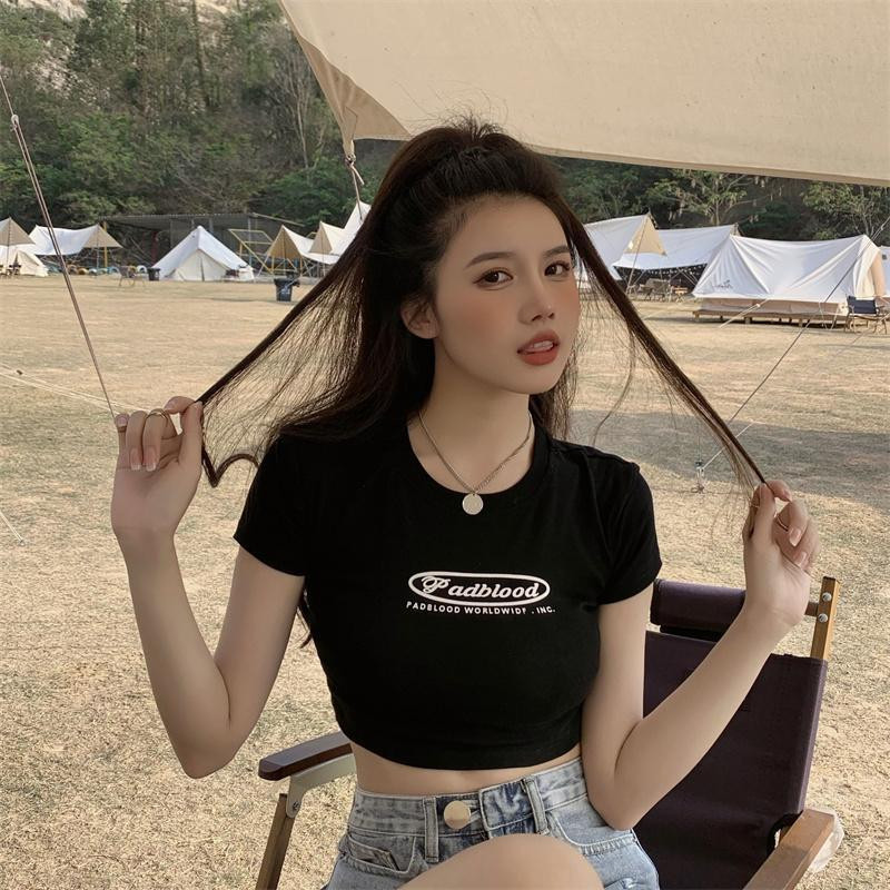 Crop Top PADBLOOD Rib 02 / Atasan Crop Wanita Bahan Adem / JOANA FASHIN