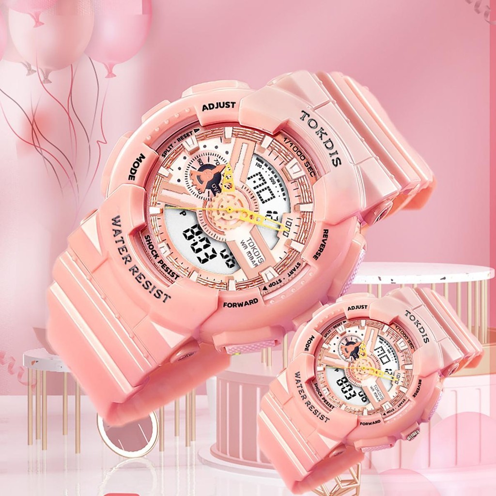 Jam Tangan  Jam Tangan TOKDIS 2086B  Rubber Kualitas Premium