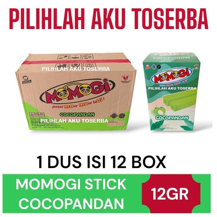 

Momogi LONG Stick COCOPANDAN 12 gram - ( HARGA 1 DUS )