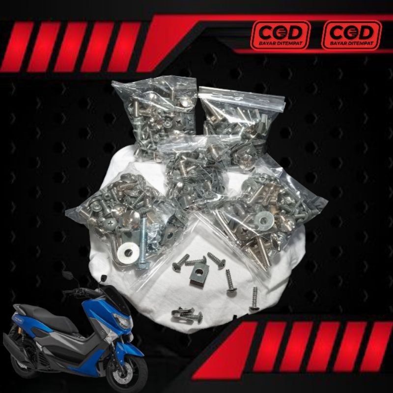 COD Baut Full Body Nmax old / Baut Fullset body halus body kasar Yamaha NMAX old kode 2dp
