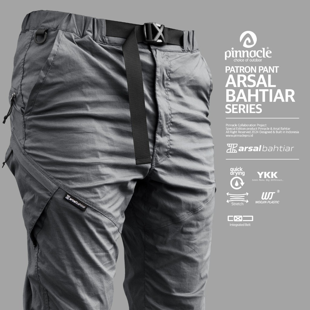 Pinnacle Pro Official Patron Pant Arsal Series - Slate Grey
