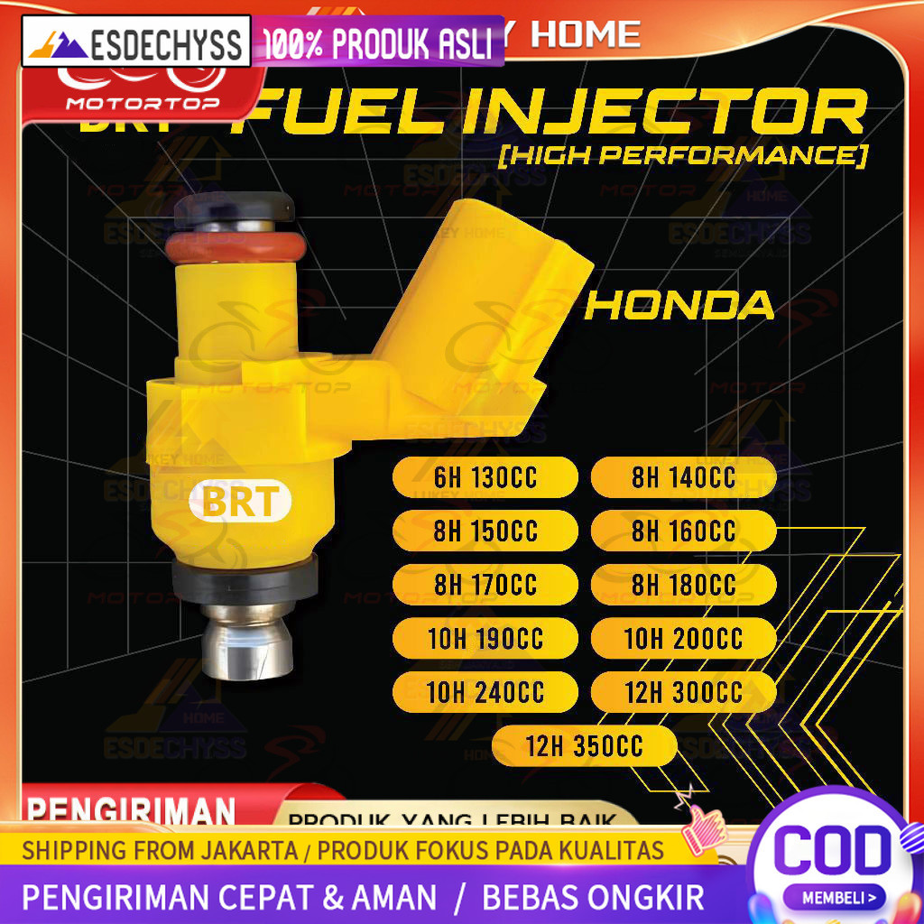 Injektor HONDA CPO BRT Racing PCX Beat Vario 110 125 150 160 CB150 CBR Sonic Supra GTR Genio Scoopy 