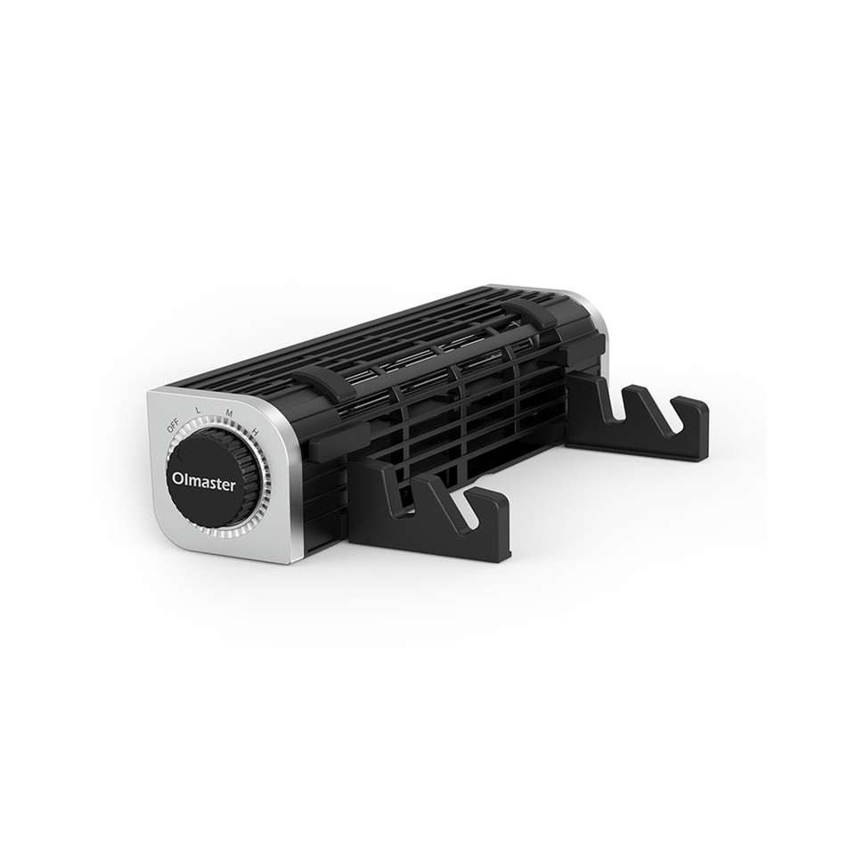 Olmaster CF-1691 USB Cooling Fan Laptop Pad Stand Fan Notebook Computer Phone Cooler Horizontal Axis