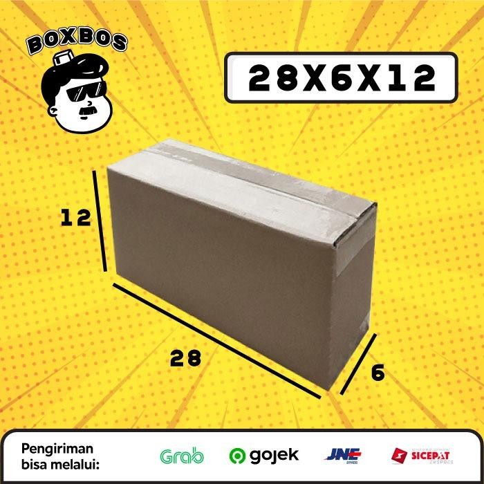 

28x6x12 CM KARDUS Corrugated Packaging Box packing SHEET