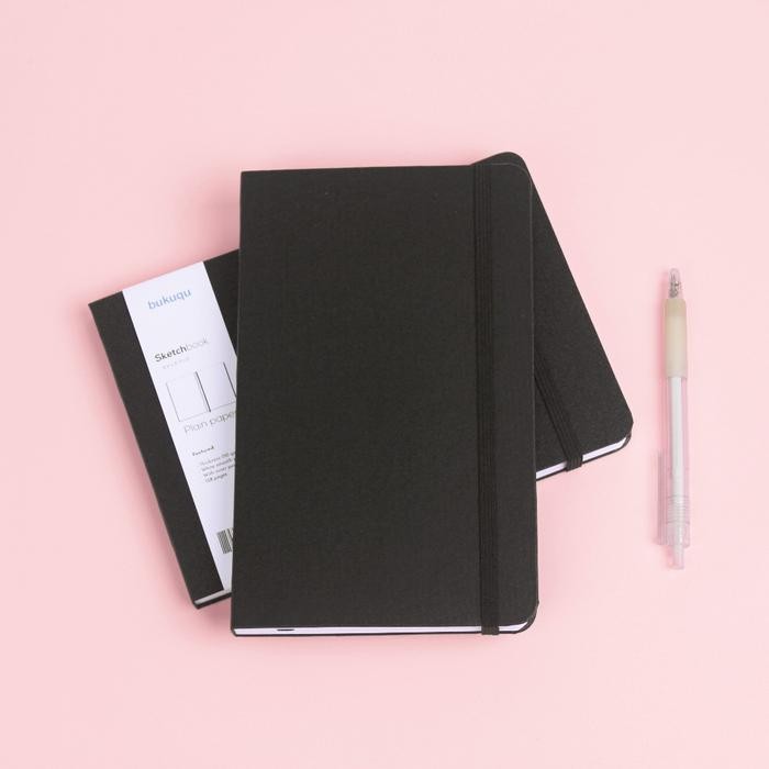 

Sketch book A5 Hardcover 200 gsm - by bukuqu Kertas Putih