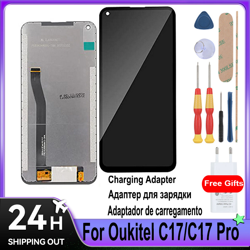 For Oukitel C17 C17 Pro LCD Display + Touch Screen Selectable arger 5.0V-1.2A 6.0W Tool