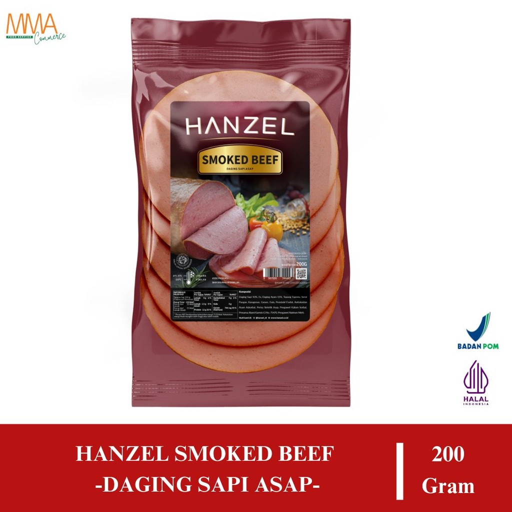 

Hanzel Smoked Beef - 200 Gram HZL SMOKED BEEF 200G