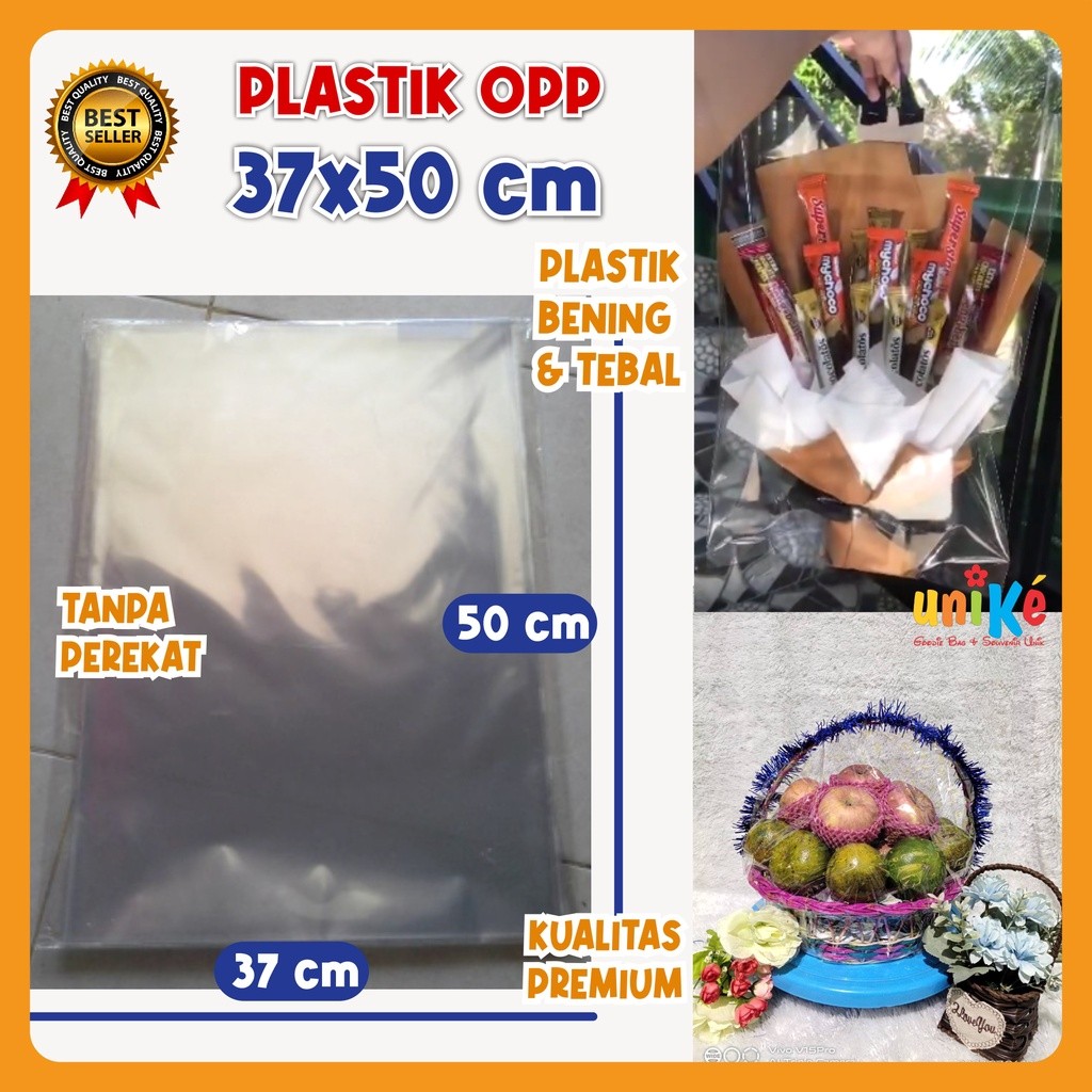 

PLASTIK PARSEL OPP 37x50 BENING Packing souvenir Goodie Bag Ultah Anak