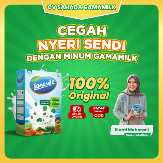 

SUSU ETAWA GAMAMILK Plus Gamat - Cegah Masalah Nyeri Sendi