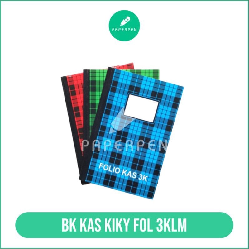 

(SN.ATK) BUKU KAS KIKY FOLIO 3 KOLOM
