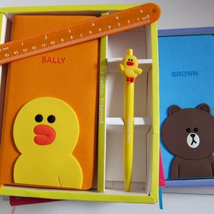 

[Best Seller] Notebook Gift set Kado Hadiah Kelulusan Natal Ulang Tahun Unik Lucu - Bebek