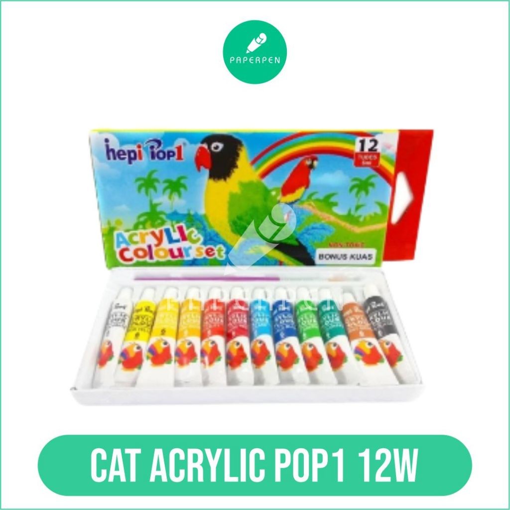 

[SG] Cat Acrylic Pop1 12W/Cat Lukis/Cat Melukis