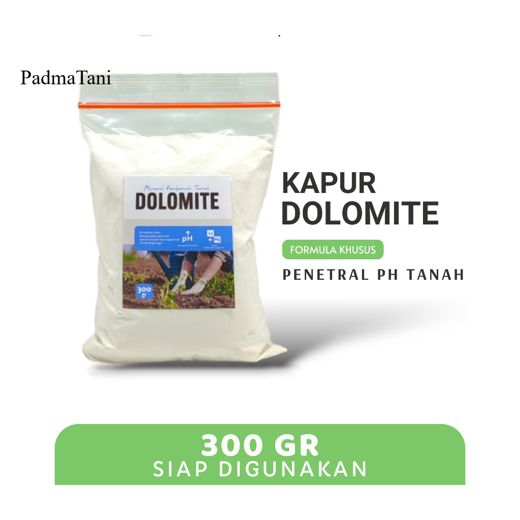 Pupuk Kapur DOLOMITE untuk penetral pH tanah - dolomit super