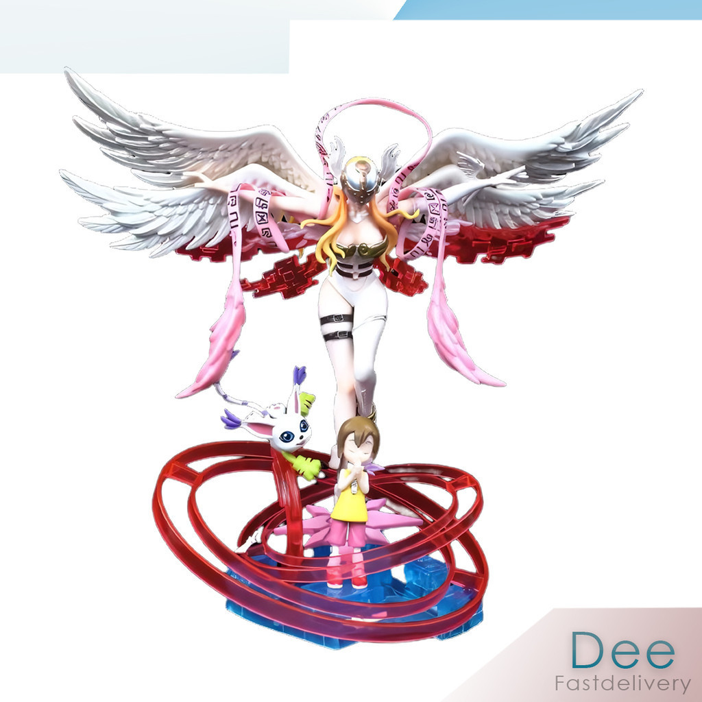Angewomon and Yagami Hikari Evolution Digimon 36cm Action Figure PVC D-YLG165