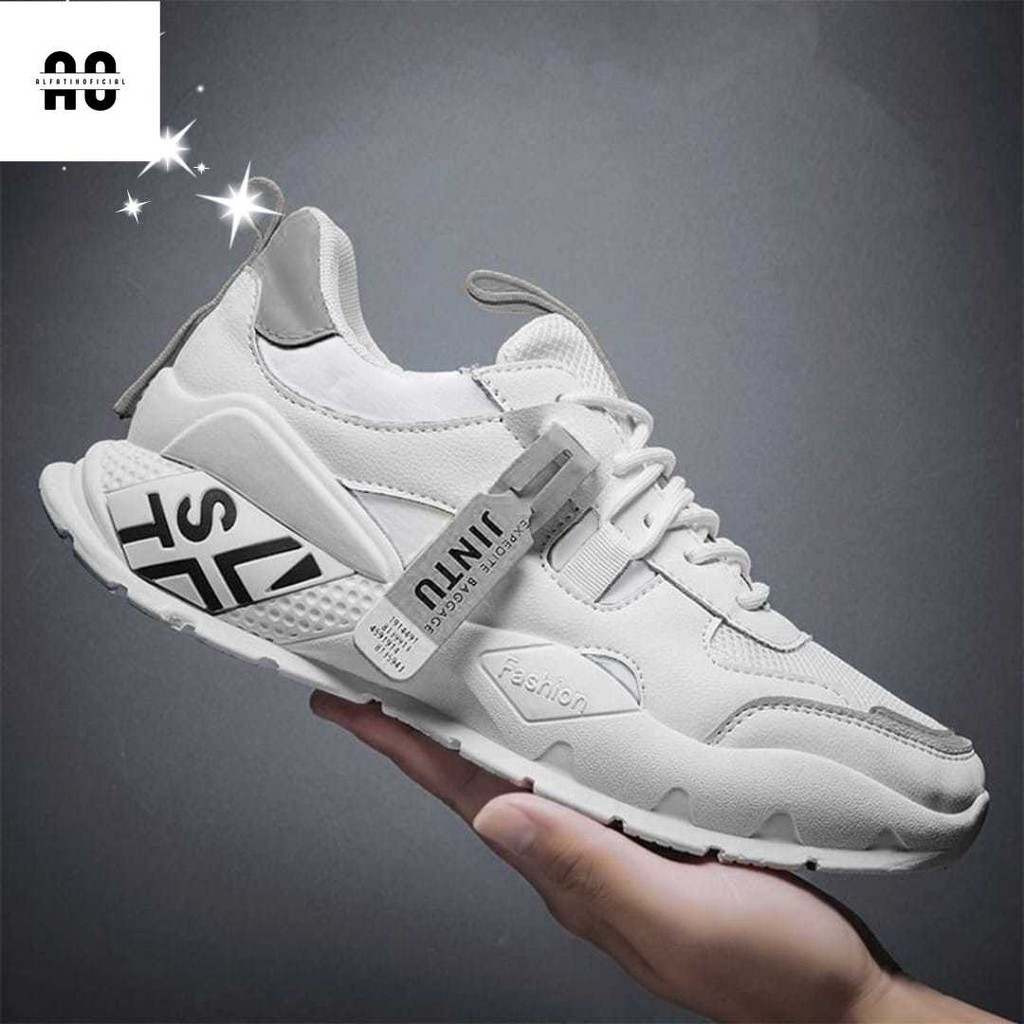 As) sepatu pria - sepatu jintu pria sneaker fashion casual sport 2021