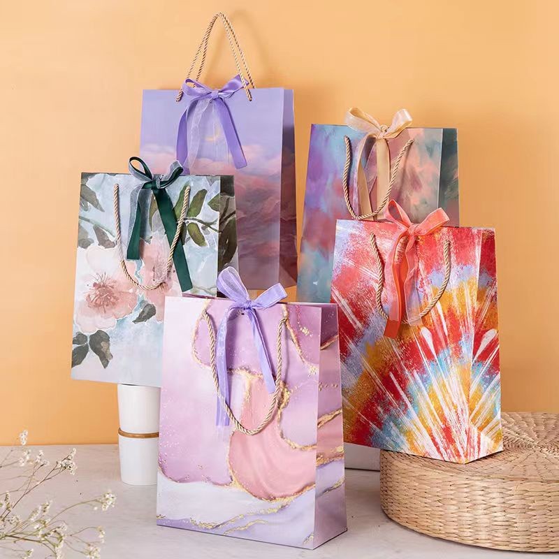 

Tas Hadiah Kertas/Tas Belanja Tangan Tebal Ekstra Besar untuk Toko Pakaian Kelas Atas/Kantong Kertas Khusus/Tas Tangan Tahan Air