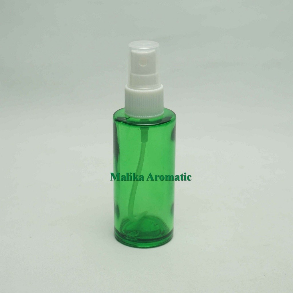 Serum 50 ml Kaca RF Hijau Original Tutup Spray / Botol Kaca Spray / Botol Parfum / Serum Kaca Spray 