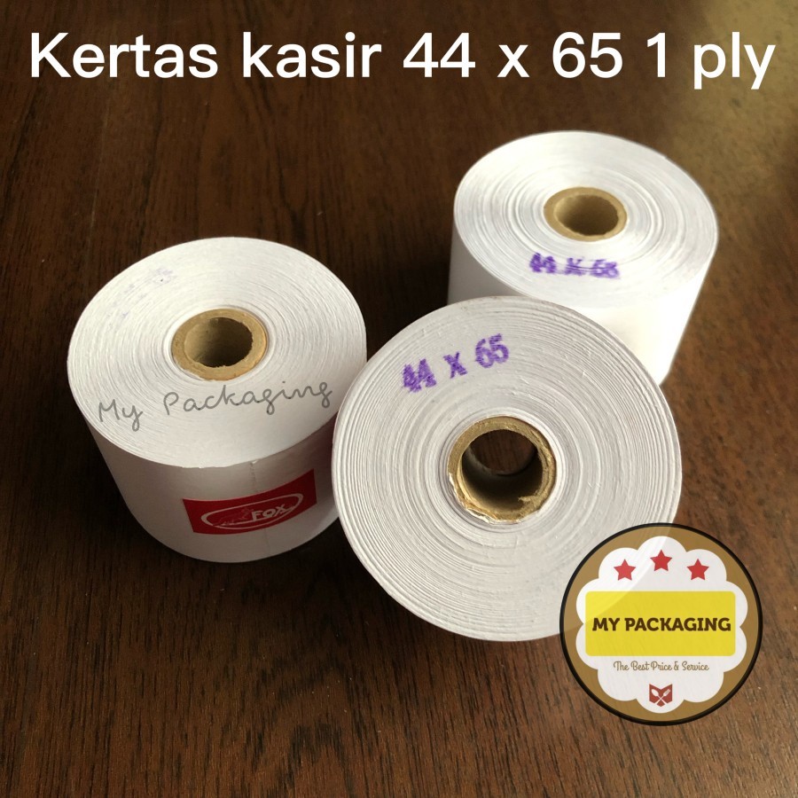 

Kertas Kasir 44 x 65 Struk Telstruk HVS 1 ply