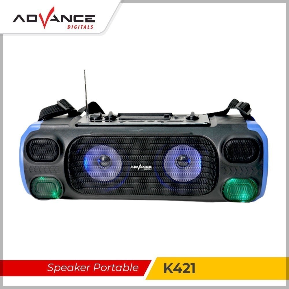 ID PORTABLE SPEAKER ADVANCE BLUETOOTH K421 SPEAKER KARAOKE ADVANCE K421
