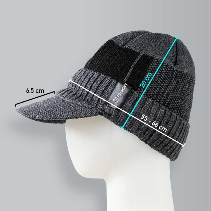 Topi Kupluk hangat Rajut Pria Wanita Wool Beanie Hat Winter gunung