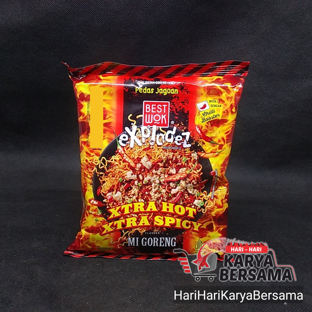 

MIE INSTAN BEST WOK EXPLODEZ MIE GORENG EXTRA HOT EXTRA SPICY 75GR