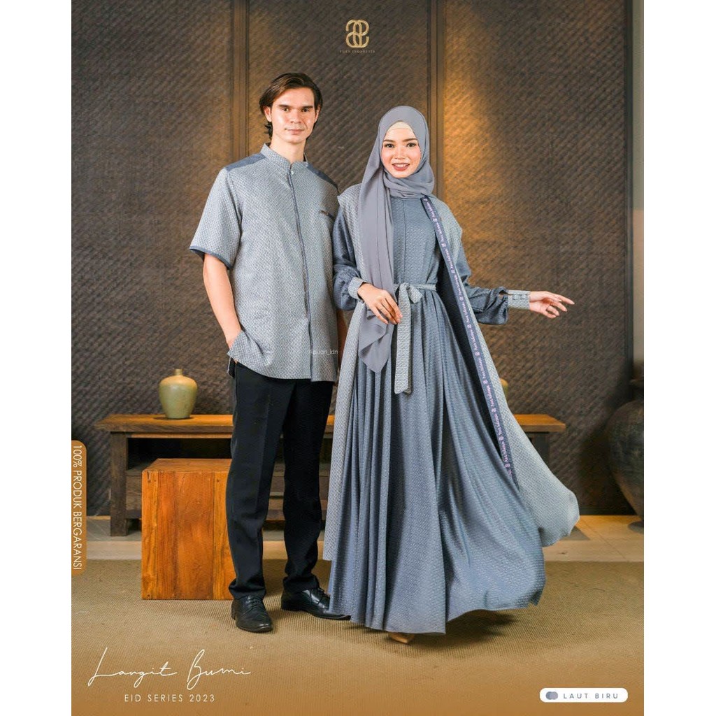 HIJAB PASMINA PUAN S.L BUMI LAUT BIRU