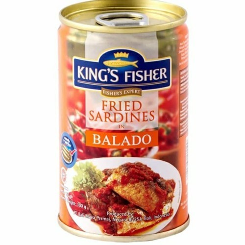 

KINGS FISHER IKAN SARDEN GORENG BALADO 155G Harga Termurah