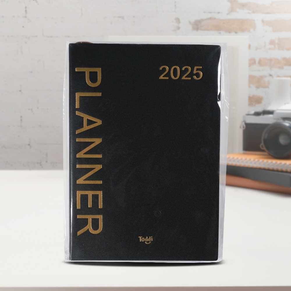 

KANSHPKANSHP Toddi Buku Agenda Softcover Monthly Planner Notebook A5 304 Halaman - TD-2025