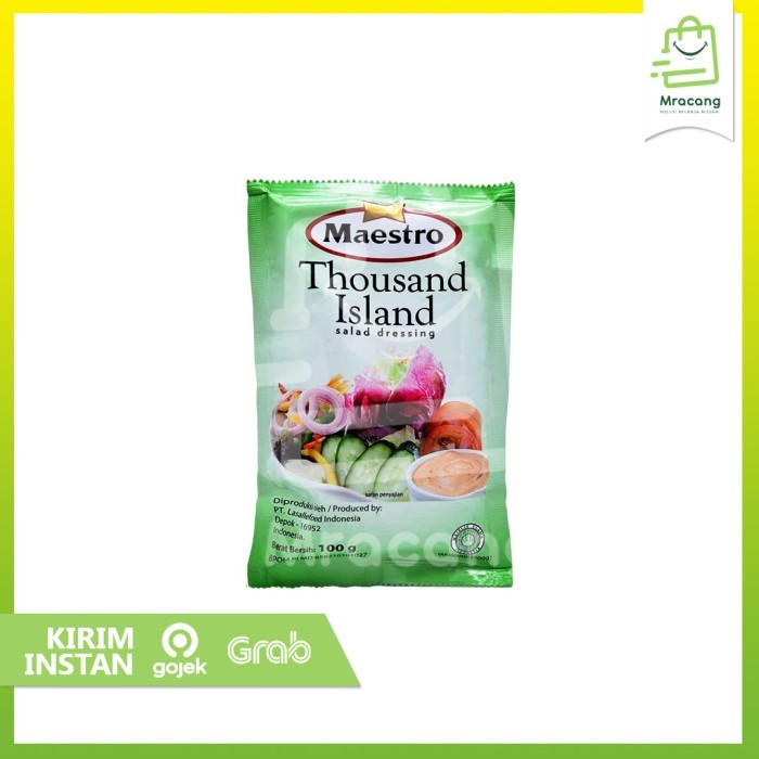 

Maestro Thousand Island Salad Dressing 100G