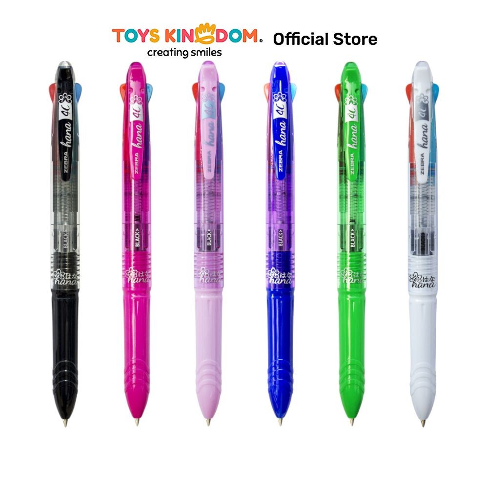 

Toys Kingdom Zebra Pulpen Multifungsi Semi Gel 4 Warna - Putih Pena Ballpoint Pen Bolpoin Alat Tulis