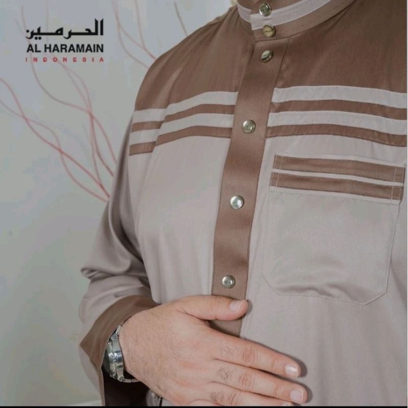 JUBAH AL HARAMAIN MANSET KOMBINASI 63