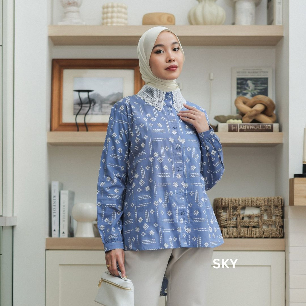 Leela Shirt Ethnicmine Batik Blouse Handmade