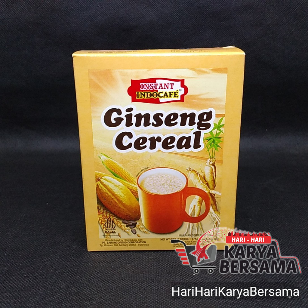 

MINUMAN SERBUK SEREAL INDOCAFE GINSENG CEREAL BOX ISI 5'S X 35GR