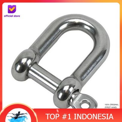 Shackle Stainless #316 - 10mm / Segel D Stainless