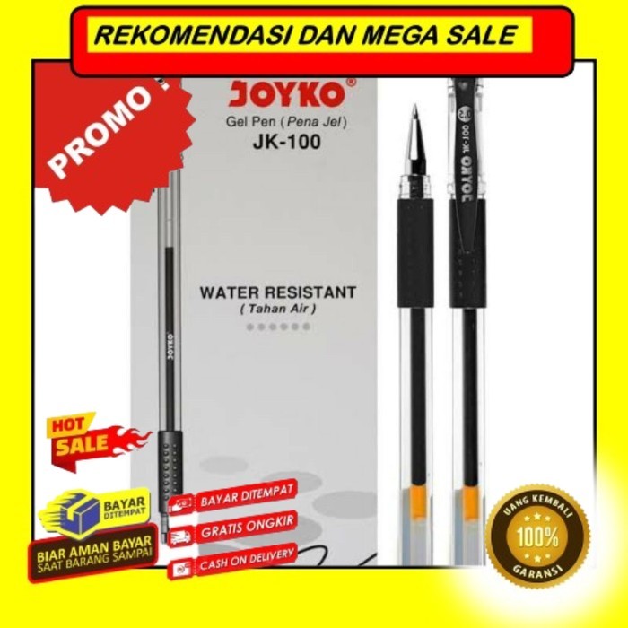 

Rekomendasi Terlaris Pen Bolpen Gel JK-100 Joyko ( 12 PCS ) - PEN JK-100SN Promo