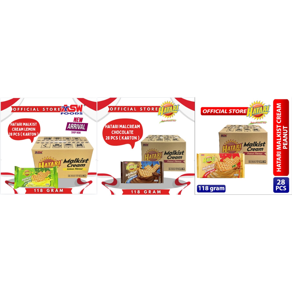 

Hatari Malkist Cream Karton Isi 28 pcs